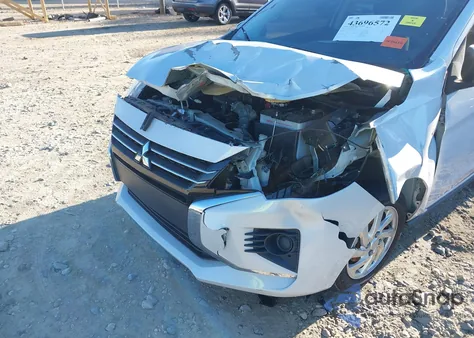 2021 Mitsubishi Mirage Carbonite Edition/Es/Le из США, поврежденный, VIN ML32AUHJ4MH008462